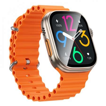 Розумний спортивний годинник Borofone BD14, срібний, з підтримкою дзвінків