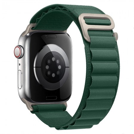 Ремінець альпійський Apple Watch Alpine Loop Design 42 mm 44 mm 45 mm 49 mm Зелений