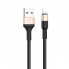 Кабель 3 в 1 Hoco X26, USB до Micro-USB, 1 м, швидка зарядка 2A, нейлонова оплетка