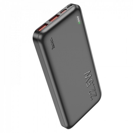 Power Bank 10000 mAh | Повербанк Hoco J101 | 22.5W, USB-A, Type-C, Светодиодный индикатор, Огнестойкий корпус