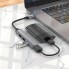 USB-HUB Hoco HB26, USB-C на 4 USB, металевий сірий, підтримка швидкої передачі даних