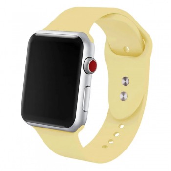Ремешок для Apple Watch 42/44/45/49 мм Mellow Yellow Sport Band, желтый