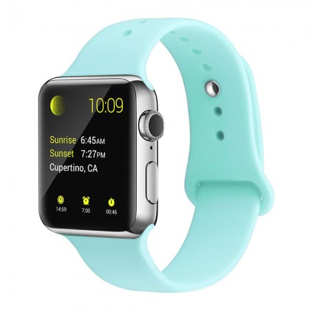 Ремінець для Apple Watch Sport Band 38/40/41 мм Spearmint, силіконовий, водовідштовхувальний