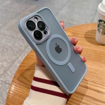 Захисний чохол для iPhone 15 Pro Apple Matte Clear Case з MagSafe, синій