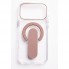 Чехол no brand Hang Case MagSafe iPhone 17 прозрачный с держателем коричневый