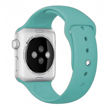 Спортивный ремешок для Apple Watch 38/40/41 мм, Turquoise, водоотталкивающий, регулируемый длиной, универсальный дизайн