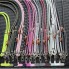 Шнурок на шею no brand Stripe Cord бело-черный, универсальный, регулируемый