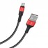 Кабель 3 в 1 Hoco X26, USB до Micro-USB, 1 м, швидка зарядка 2A, нейлонова оплетка