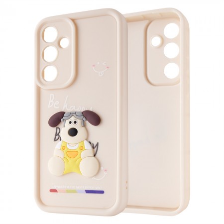 Защитный чехол для iPhone 16 Plus Be Happy Dog Silicon Case