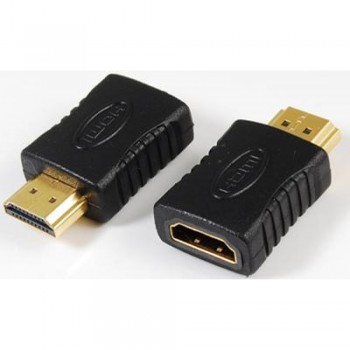 Переходник HDMI M-F no brand компактный корпус позолоченные контакты