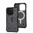 Захисний чохол UAG Adventure для iPhone 15 Pro Max, магнітний, сірий