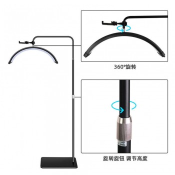 Відеосвітло LED HD-M6X, 36W, кольорова температура 3000K-6000K, 300 світлодіодів, біле