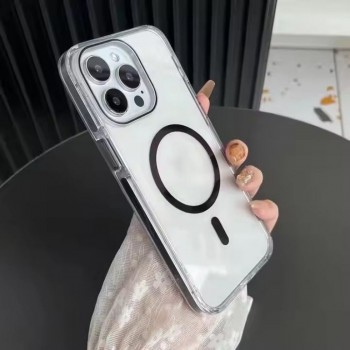 Захисний чохол для iPhone 17 Pro Colorful Case With Magsafe, чорний