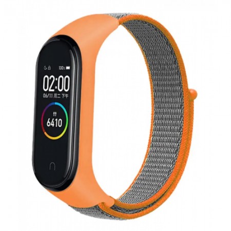 Ремешок Nylon Xiaomi Mi Band 5 6 7 Coral