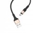 Кабель 3 в 1 Hoco X26, USB до Micro-USB, 1 м, швидка зарядка 2A, нейлонова оплетка