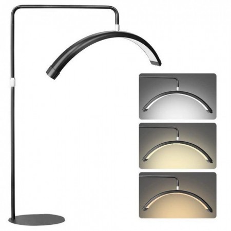 Безтіньова LED лампа Luna HD-M8X 50W, 3000K-6000K, чорна, 320 світлодіодів, регульована яскравість