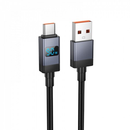 Кабель USB-C Hoco X118, 5A, 1 м, нейлонове обплетення