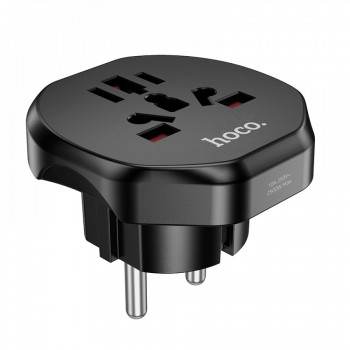 Мережевий адаптер Hoco AC6, білий, 10A/250V