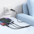 Кабель 3 в 1 Hoco X123 Lightning/Micro USB/Type-C 2A 1м нейлоновый черный