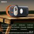 Power Bank Remax RPP-100, 60000 mAh, 100W, 3 USB порти, з ліхтариком, з інтелектуальним дисплеєм, з ремінцем для перенесення, синя