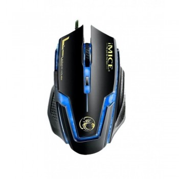 Ігрова провідна миша iMICE A9, чорна, 7 кнопок, DPI до 3200