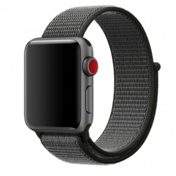 Ремінець для Apple Watch 42/44/45/49 мм Apple Nylon Loop, сірий