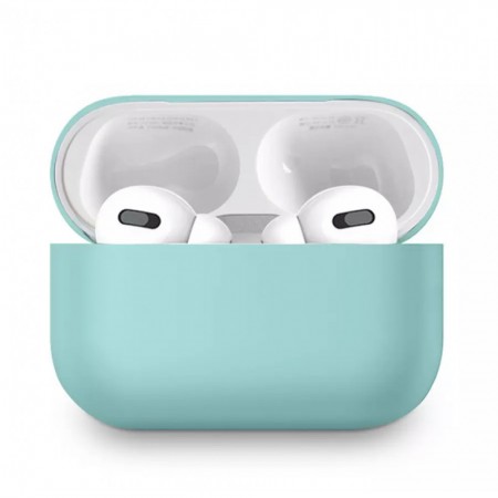 Чохол для навушників AirPods Pro 2 силіконовий м'ятний зелений захист кейса