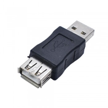 Переходник USB A папа-мама no brand компактный пластиковый корпус