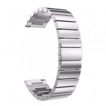 Ремінець для годинника Hoco A Design Universal 22 mm, сріблястий, сумісний з AmazFit Stratos, Huawei GT2, Samsung Galaxy Watch