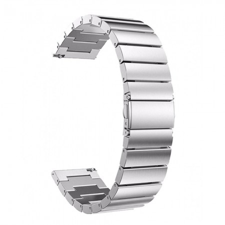 Ремінець для годинника Hoco A Design Universal 22 mm, сріблястий, сумісний з AmazFit Stratos, Huawei GT2, Samsung Galaxy Watch