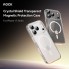 Захисний чохол для iPhone 17 Rock Crystal Shield Series TPU Case з Magsafe