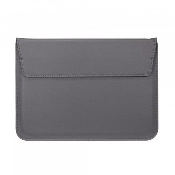 Чохол-конверт no brand для MacBook 15'' сірий штучна шкіра тонкий