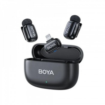 Бездротовий мікрофон BOYA Mini-15 для телефону, 2 передавачі, Type-C, кейс