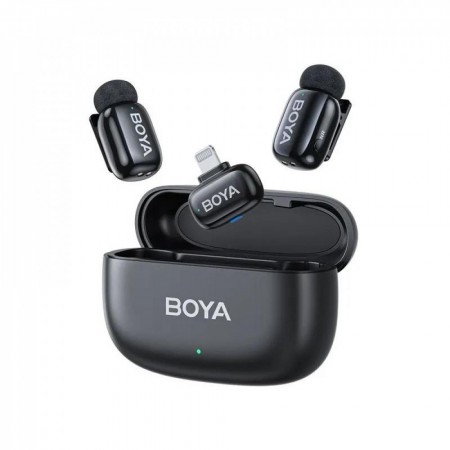 Бездротовий мікрофон BOYA Mini-15 для телефону, 2 передавачі, Type-C, кейс