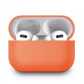 Чохол для навушників AirPods Pro 2 силіконовий простий помаранчевий