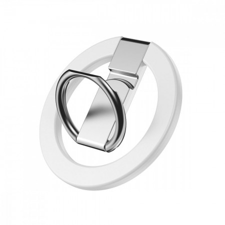 Тримач для телефону no brand Ring With Magsafe білий, магнітний, кільце