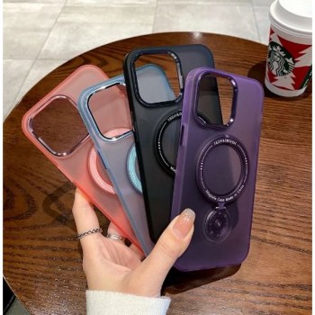 Захисний чохол для iPhone 15 Stand Case з MagSafe, червоний