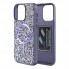 Чохол-захист для iPhone 16 Swarovski MagSafe, фіолетовий, оригінальний дизайн, захист від ударів