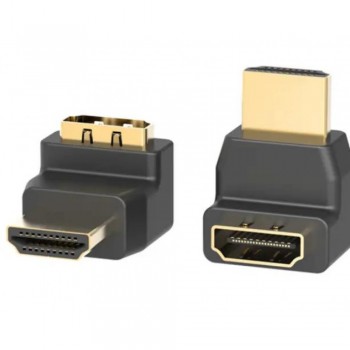 Адаптер HDMI 90 градусов no brand M-F позолоченные контакты компактный
