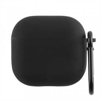 Чохол для AirPods Pro 3 no brand мікрофібра з карабіном чорний