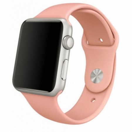 Ремешок для Apple Watch Sport Band 42/44/45/49 мм Begonia, силиконовый, водоотталкивающий