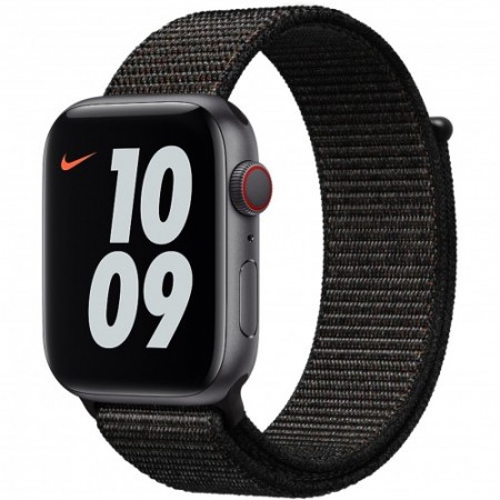 Ремешок для Apple Watch 42/44/45/49 mm Nylon Loop, черный