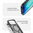 Захисний чохол для iPhone 17 Pro Max Rock Guard Metal Lens Frame Series TPU Case з Magsafe, сірий