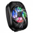 Мини вентилятор для смартфона Hoco GM76 с RGB подсветкой и дисплеем, три скорости