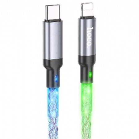 Кабель USB C to C 60W Hoco U112, 1 м, чорний