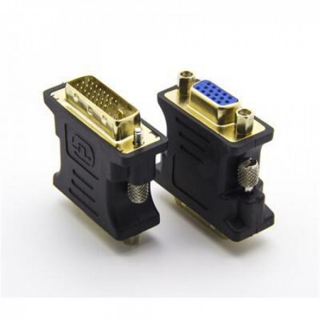 Адаптер DVI (24+5) M на VGA F no brand компактний перехідник