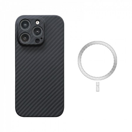 Защитный чехол для iPhone 16 Pro Nillkin Kevlar Magsafe, черный