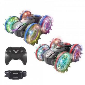 Трюкова іграшка Stunt Car Double Sideo BG006, автомобіль-амфібія, дистанційне керування