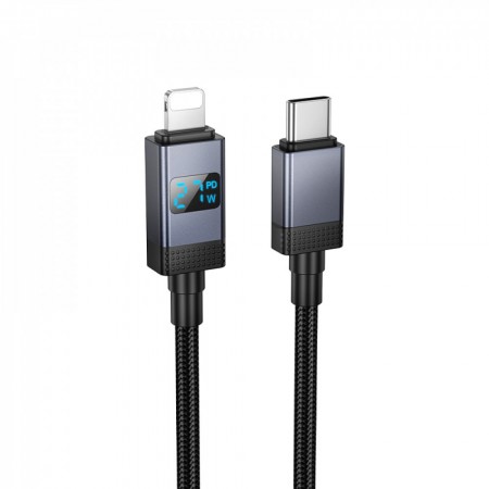 Кабель USB C to Lightning Hoco X118, 1м, PD 27W