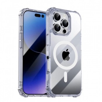 Захисний чохол Ipaky Crystal Case з MagSafe для iPhone 16, прозорий, ударостійкий, тонкий дизайн